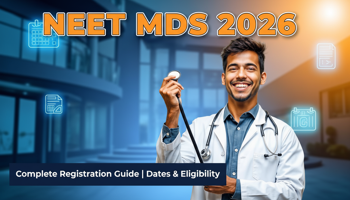 NEET MDS 2026 - Registration, How to Apply, Eligibility Criteria, Important Dates, Examination Fee, Exam Timings